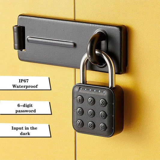 ( Vásárlás 1 kap 1 ingyen)6 számjegyű jelszó lakat Anti-Shear Anti-Theft Anti-Theft