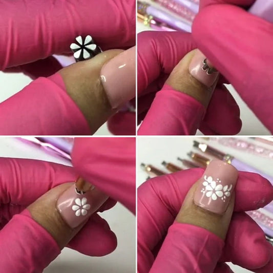 💅 KOMPAKT ÉS HORDOZHATÓ KÖRÖM BÉLYEGZŐ KÉSZLET 💖