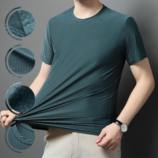 🎉Férfi alkalmi laza szabású rövid ujjú póló