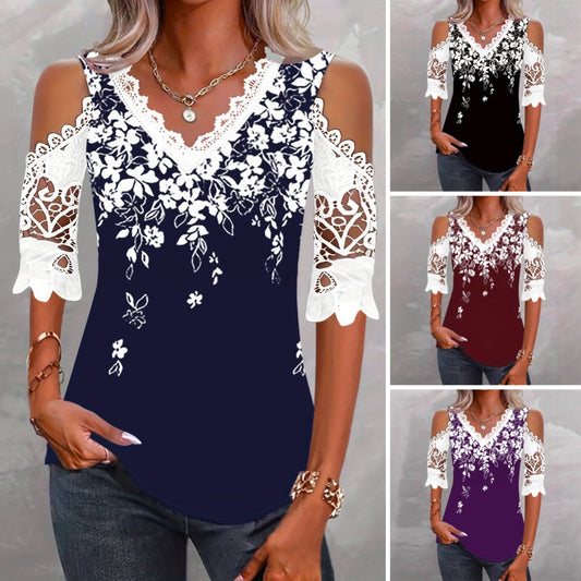 🔥Elegáns női blúz csipkével