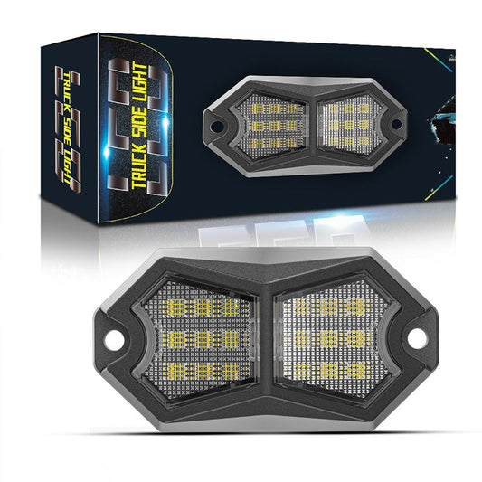 💦 Vízálló, ultrafényes LED-es oldalsó helyzetjelző lámpák: 12 V-os univerzális autókhoz🚗/SUV-okhoz🚙, IP67 ✅, hosszú élettartamú LED-izzók 💡