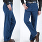 👖[Summer Essentials] Férfi egyenes szárú, magas derekú farmerek