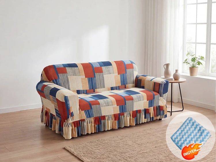 🛋️ Univerzális, Rugalmas Kanapéhuzat – Tökéletesen Illeszkedő, Feszes Védőhuzat