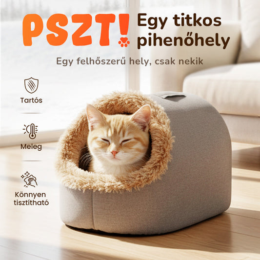 🔥🐾 Forró akció  🐈 Kényelmes, barlang alakú ágy macskáknak és kutyáknak🐕💤