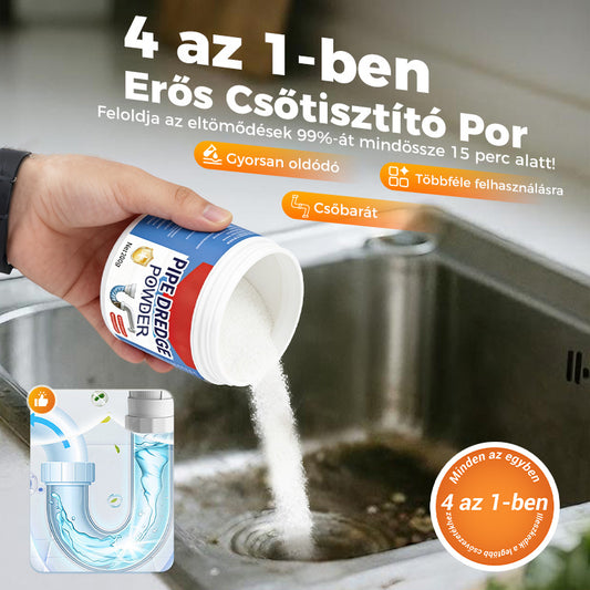 ✨4 az 1-ben hatékony csőtisztító por