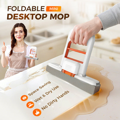 ⭐ Vásároljon 2 kap 1 ingyenes🧹 Mini felmosó automatikus kicsavaróval és hordozható kialakítással
