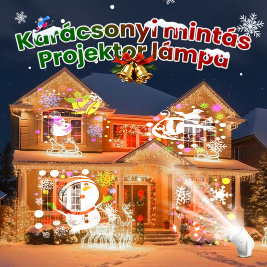 🎄Karácsonyi mintás USB LED projektorfény🎁