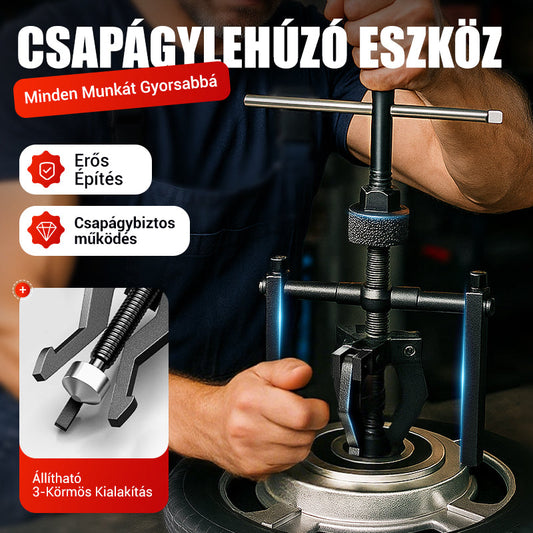 Munkatakarékos 3 pofás elválasztó csapágyszerkezet