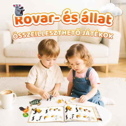 🐞Gyerekeknek szóló rovar- és állatfigurás kirakós játékok