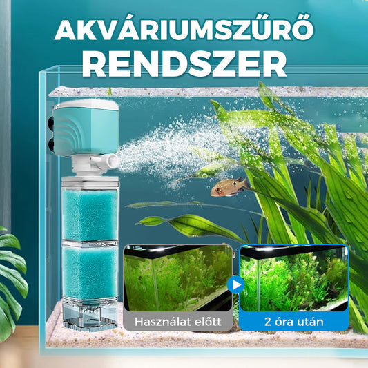 🐠 Automatikus akváriumi szűrőrendszer 🍃💦