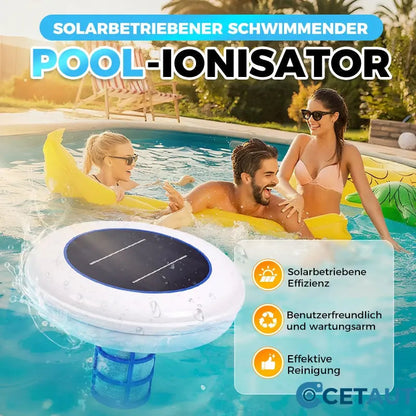 🌞Napenergiával működő medence-ionizátor, amely kristálytiszta vizet biztosít – vegyszerek nélkül