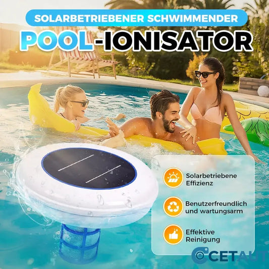 🌞Napenergiával működő medence-ionizátor, amely kristálytiszta vizet biztosít – vegyszerek nélkül