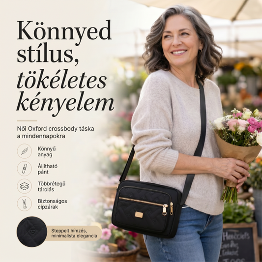 🎒💧 Többrétegű, Vízálló Oxford Válltáska: Prémium Tartósság és Kényelmes Viselet – Raktáron! ✨