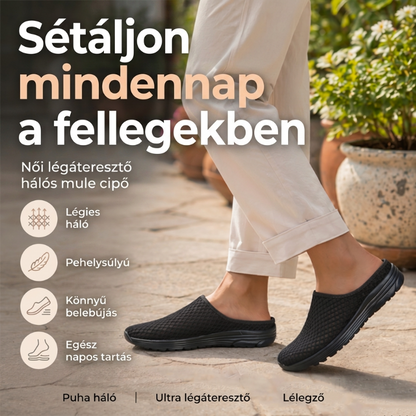 🏃‍♀️ Gyorsan fogynak – ne habozzon!✨Kényelmes, lélegző hálós papucs