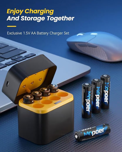 🔋🔋 Intelligens akkumulátortöltő és -tároló doboz 💡Túltöltés elleni védelem