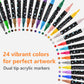 🎁 Kétvégű, csillámos filctoll csillámmal ✍️✨