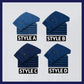 👖[Summer Essentials] Férfi egyenes szárú, magas derekú farmerek