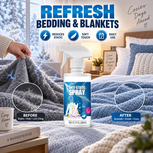 🌬️Azonnali megoldás a szőrösödés ellen🧼Antisztatikus textil- és hajspray