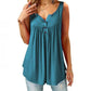 【S-6XL】💖Kényelmes laza gomb ujjatlan Tank Top nőknek