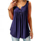 【S-6XL】💖Kényelmes laza gomb ujjatlan Tank Top nőknek