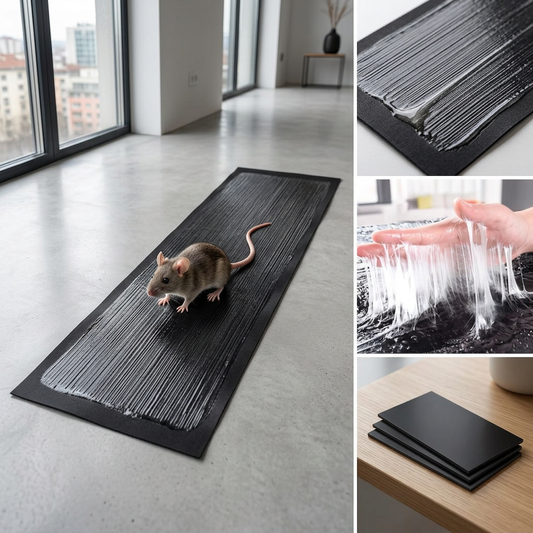 💥 Egyrétegű, nagy szilárdságú, környezetbarát egérragasztó lap 🐭| Erős tapadású, mérgezőanyag-mentes 🏡