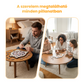 🐈Fa állatfigurás egymásra rakós kirakós játék🐶