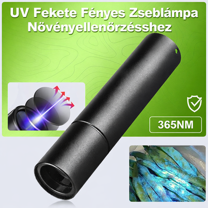 🔦🥦👁️‍🗨️UV-fekete fényű zseblámpa zöldségek ellenőrzéséhez🌈🟣