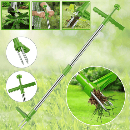 🌿✨ Állva használható gyomhúzó: Derékkímélő és hatékony gyökér-eltávolítás 🛡️🔧