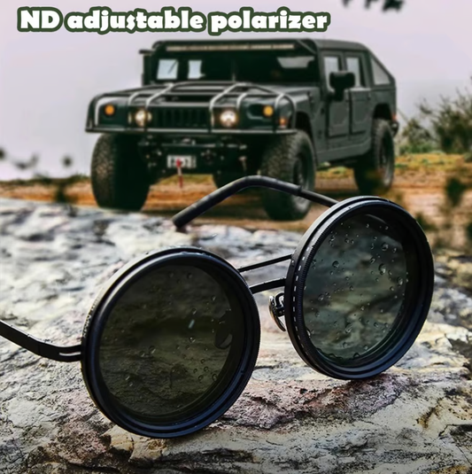 🔥Állítható színezésű polarizált kerek napszemüveg