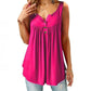 【S-6XL】💖Kényelmes laza gomb ujjatlan Tank Top nőknek