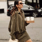 🔥 LAST DAY PROMOTION - 50%OFF 🔥 Trendy Autumn Military Short Jacket for Women