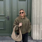 🔥 LAST DAY PROMOTION - 50%OFF 🔥 Trendy Autumn Military Short Jacket for Women