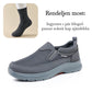 👟2026 Új ortopédiai szellőző férfi csizma – Slip-On stílus🎁Ingyenes zokni pár