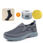 👟2026 Új ortopédiai szellőző férfi csizma – Slip-On stílus🎁Ingyenes zokni pár