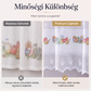 🌸Vintage csipkés rövid konyhai függöny – Elegáns, hangulatos dekoráció az otthonába🏡