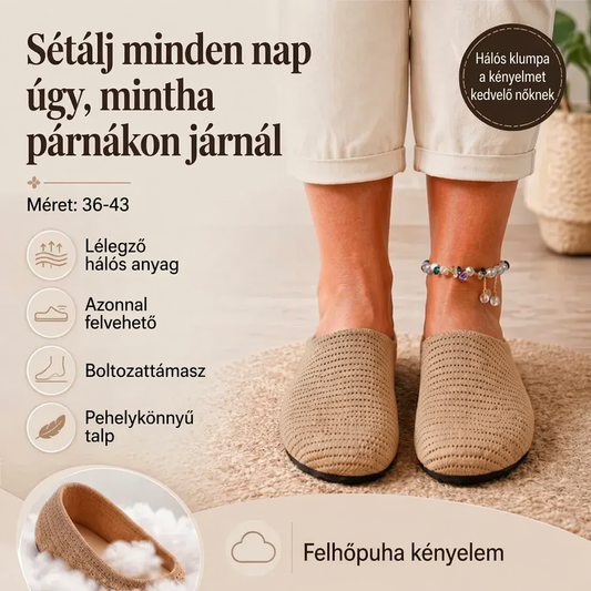 👡2026-os új modell: női, légáteresztő, könnyű papucs
