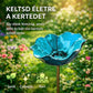 🌸Kézzel készített fém virágkert-támasz🐦