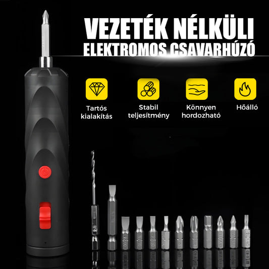 🛠️Akkus Fúró-Csavarhúzó Kombináció - Gyors töltés, Erőteljes teljesítmény