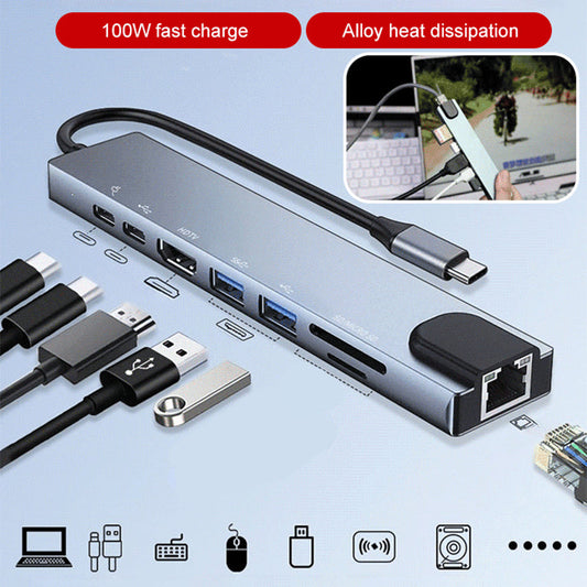 📢📢50%  OFF !!!⏰8 az 1-ben multifunkciós alapadapter