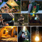 🏕️ 50% kedvezmény – Vintage függő kempinglámpa