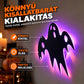 🎃 Most 50% kedvezménnyel! Halloween-i, sötétben világító falmatricák – 3D-s sziluettek, öntapadósak és sötétben világítanak – kiválóan alkalmasak bulikra, hálószobákba és előszobákba 🦇✨