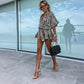 🌷New product promotion 50% off🌷Women's Leopard Print Fashion Jumpsuit Shorts