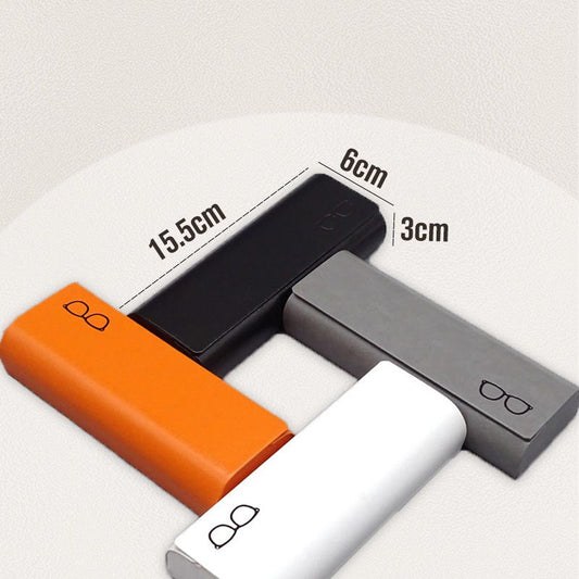 👀 Minimalista kemény bőr szemüveg tok 😎