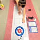 👨‍👩‍👧‍👦Table Curling játék🏒 (Jégkorong asztal - Játék családi party)