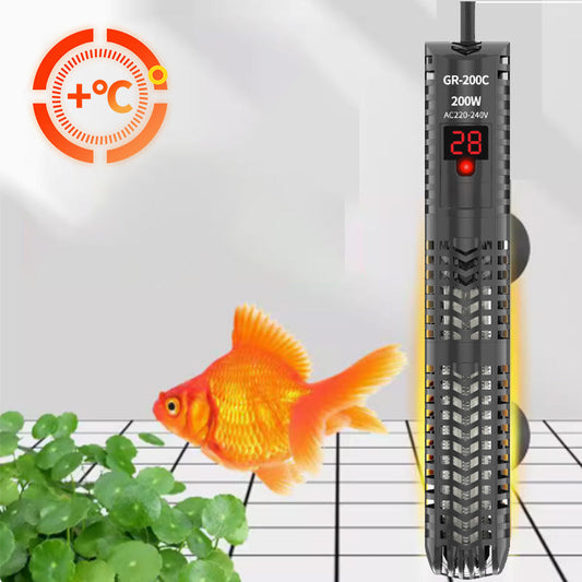 ✨【200 W-os akváriumfűtő - Biztonságos és precíz hőmérséklet-szabályozás】✨