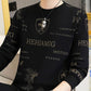 🔥Férfi Crew Neck Üzleti alkalmi laza felső