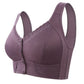 【1+1 ingyenes】👙Női lélegző plus size melltartó, elöl csipkés záródással💖