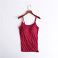 【S-6XL】👙Szexi Gathering Bra Tank Top beépített melltartóval