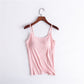 【S-6XL】👙Szexi Gathering Bra Tank Top beépített melltartóval
