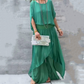 🌹Utolsó 50 darab 🌹Ingyenes rózsa nyaklánc🌹Blouse top, pantaloni cu picior lat, costum din două piese din șifon